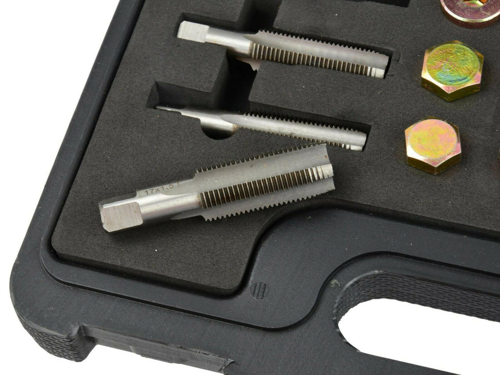 BestsQ Kit de réparation de filetage de robinet de vidange d'huile M13 x  1,5 mm : : Auto