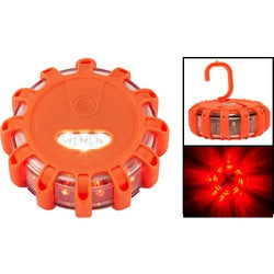 Gyrophare rouge 15 led magnétique pour avertissement de danger